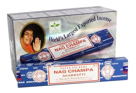 Incenso Nag Champa Original Satya Sai Baba Massala Varet Incenso