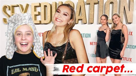 Grwm Red Carpet Sex Education Netflix Oliviagrace Youtube