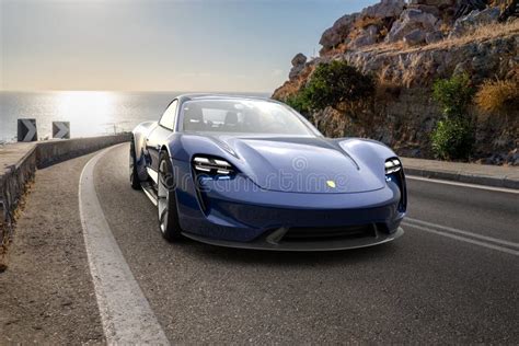 Porsche Mission E Electric Concept Car Editorial Stock Image ...