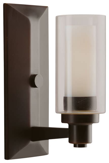 Kichler Circolo 1 Light Olde Bronze Wall Light Contemporary Wall Sconces By Better Living