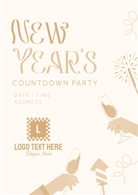 New Year Countdown Favicon Brandcrowd Favicon Maker