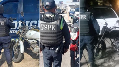 Recuperan Elementos De Las Fspe En La Entidad Tres Motocicletas Con