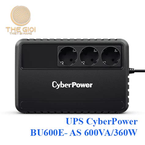 Ups Cyberpower Bu600e As 600va 360w Thế Giới Thiết Bị Mạng