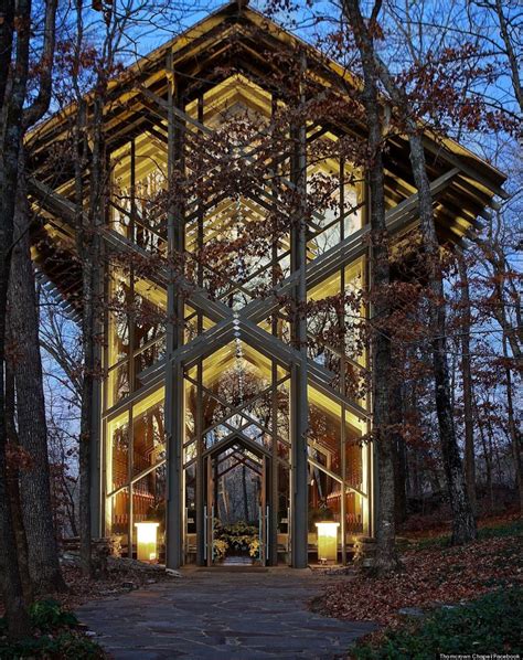 Arkansas Thorncrown Chapel Is The Glass Church In The Woods So Close To God Photos Huffpost