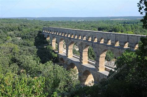 Acueducto Pont Du Gard En Francia