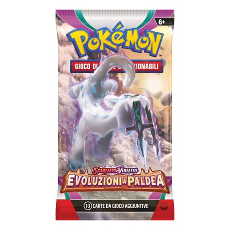 Pokémon Scarlatto e Violetto Evoluzioni a Paldea Busta 10 Carte