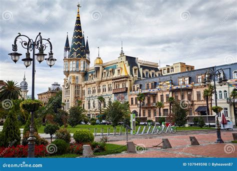 Europe Square In Batumi Stock Photo Image Of Georgia 107949598