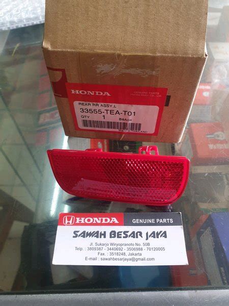 Jual Mata Kucing Plastik Mika Reflektor Bumper Bemper Belakang Honda