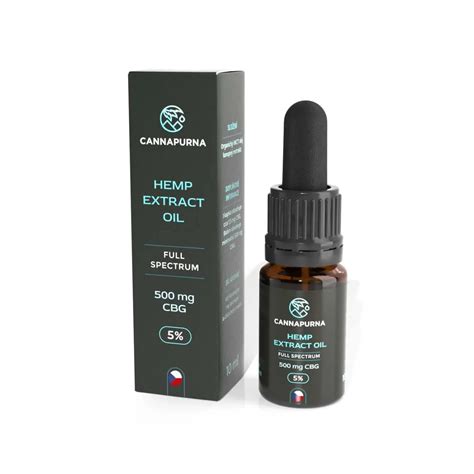 Cbd Cbg Oil Full Spectrum Cannapurna 10ml • Wedlif