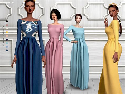 The Sims Resource Chloem Formal Dress