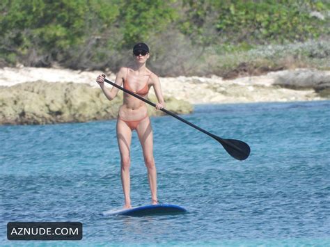 Martha Hunt Seen In A Bikini On Vacation AZNude