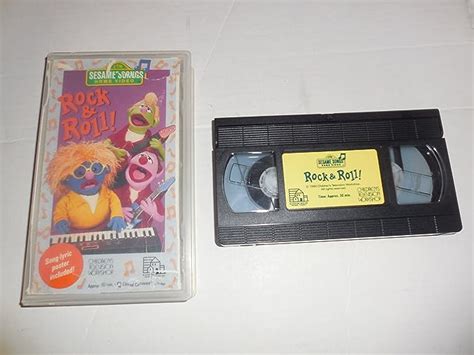 Sesame Songs Rock And Roll Vhs 679 808280 0 Childrens Television