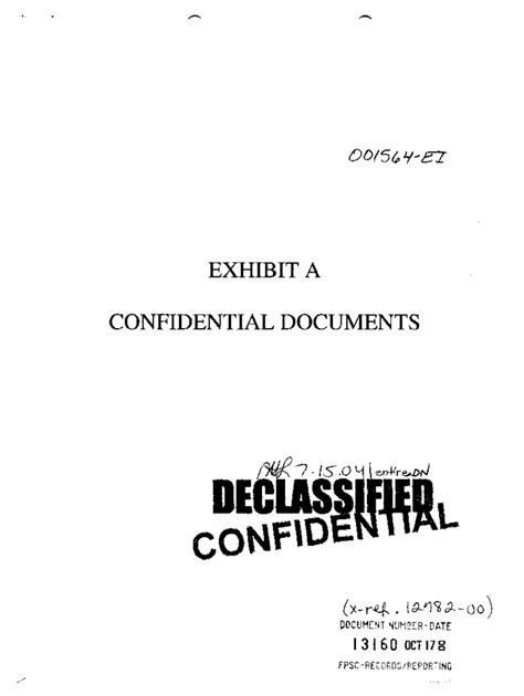 Fillable Online Exhibit A Confidential Documents Fax Email Print