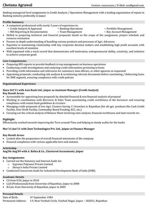 Finance Resume Sample Banking Resume Sample