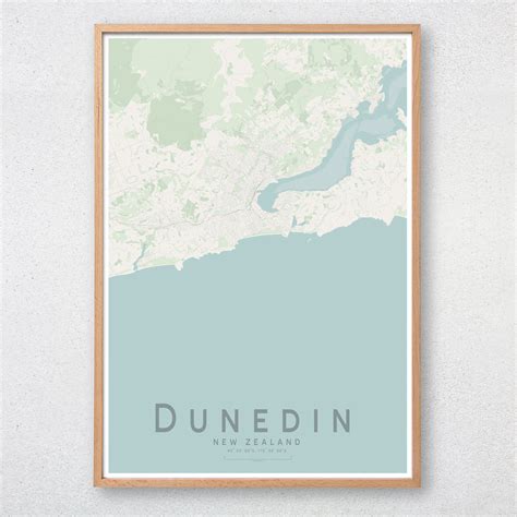 Dunedin Map Print Little Printery