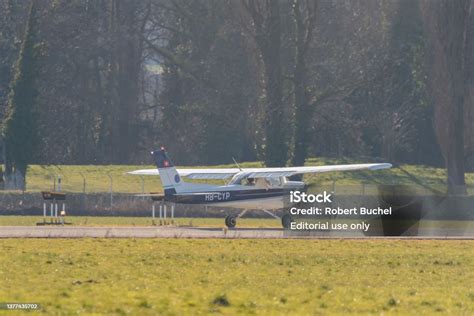 Cessna 152 Plan In Altenrhein In Switzerland Stock Photo Download