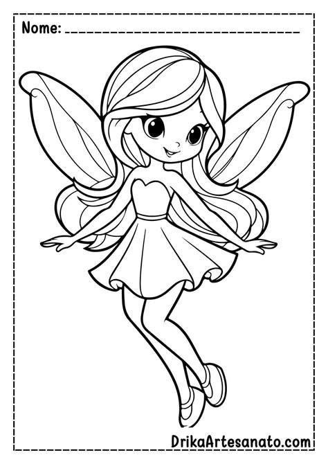 Desenhos Para Colorir Fadas E Princesas - 50 Desenhos de Fada para Colorir Grátis em PDF | Páginas de fadas para ...