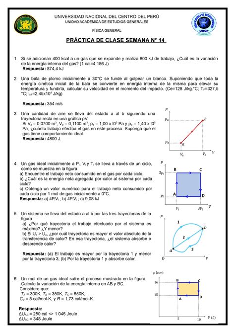 Semana 14 Practica De Clase Universidad Nacional Del Centro Del PerÚ Unidad AcadÉmica De
