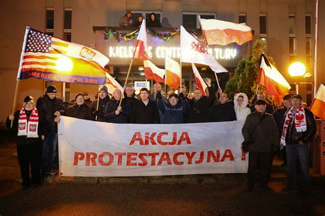 Kielce Protest W Obronie Tvp