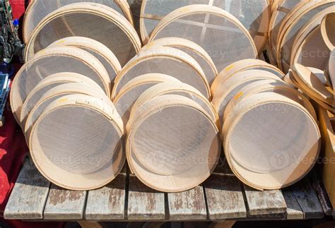 Traditional Type Wooden Sieves 20881171 Stock Photo At Vecteezy