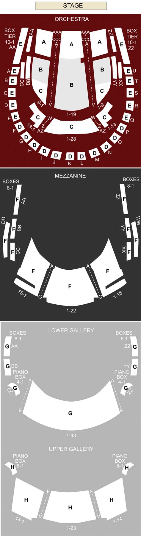 Bass Concert Hall Seating Chart With Seat Numbers | Review Home Decor