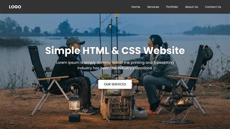 Create A Simple Responsive Website In HTML And CSS Responsive Website