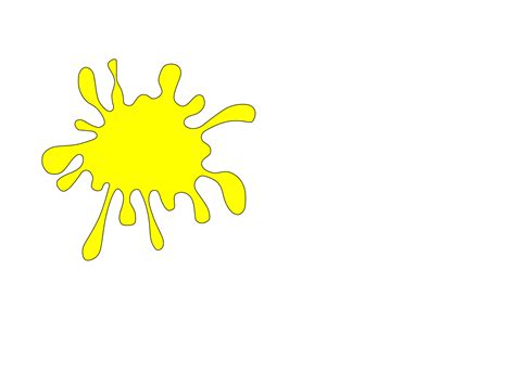 Yellow Paint Splat - ClipArt Best