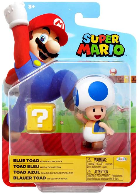 World Of Nintendo Super Mario Wave 20 Blue Toad Action Figure Question