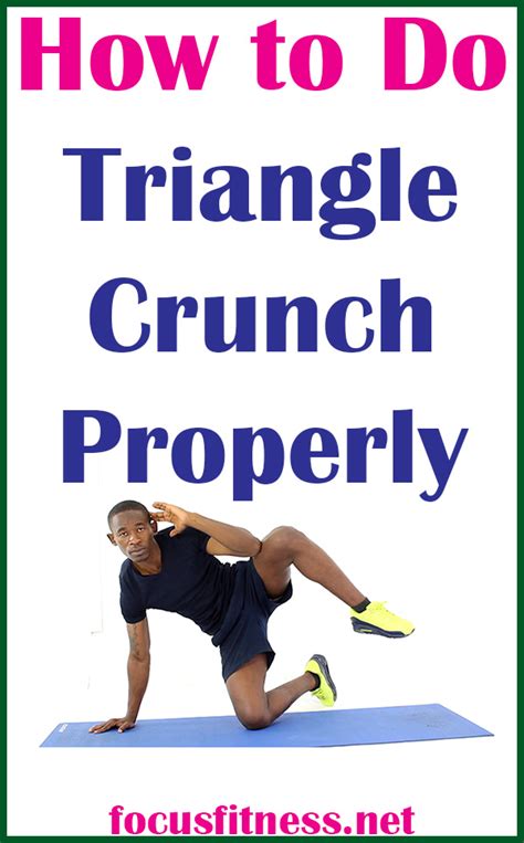 How To Do Triangle Crunch Exercise  Flab Fix