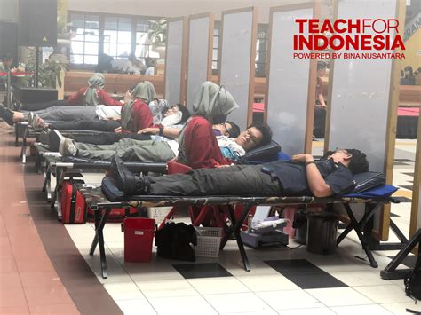 Donor Darah Binus Kemanggisan Oktober Teach For Indonesia