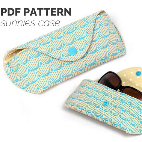 Glasses Sunglasses Case Sewing Pattern Sunnies Bag Pdf