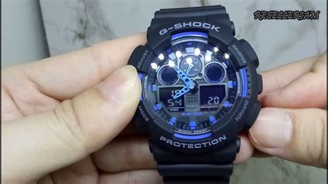 Cara Setting Jam Tangan Casio G Shock GA 100 1A2 GA 100RS GA 100BL