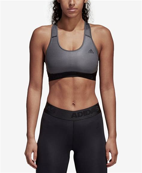 Adidas Alphaskin Climacool® Racerback Medium Support Sports Bra Macys