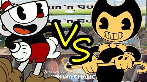 Cuphead Vs Bendy Boss Battle Runandgun Save Ms Chalice Hd Youtube