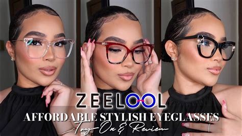 Zeelool Eyeglasses Try On Review Affordable Stylish Prescription Glasses Blue Light