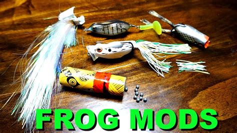 The Best Frog Modifications Tips For Bass Fishing Youtube