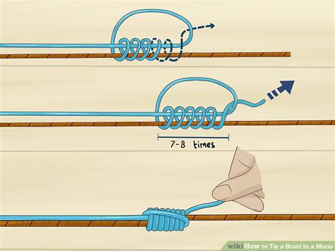 Simple Ways To Tie A Braid To A Mono 11 Steps With Pictures