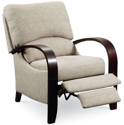 Lane Hi Leg Recliners Contemporary Julia Hileg Recliner With Bentwood