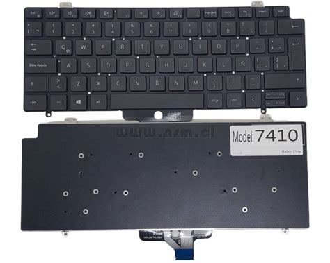 Teclado Español Negro DELL Latitude 7410 Series Sin Luz