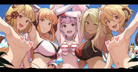 Anila Vikala Andira Vajra Kumbhira And 3 More Granblue Fantasy