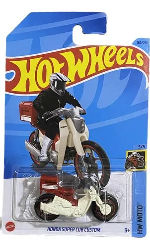 Hot Wheels Honda S Per Cub Custom Roja Mercadolibre