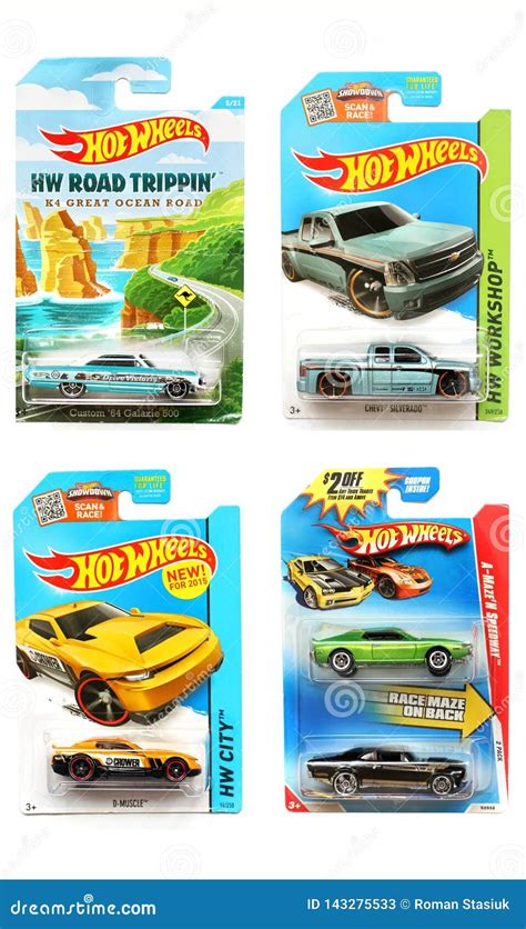 Odessa Ucraina Novembre Hot Wheels Giocattoli Dei Bambini Macchine Giocattoli Su Un