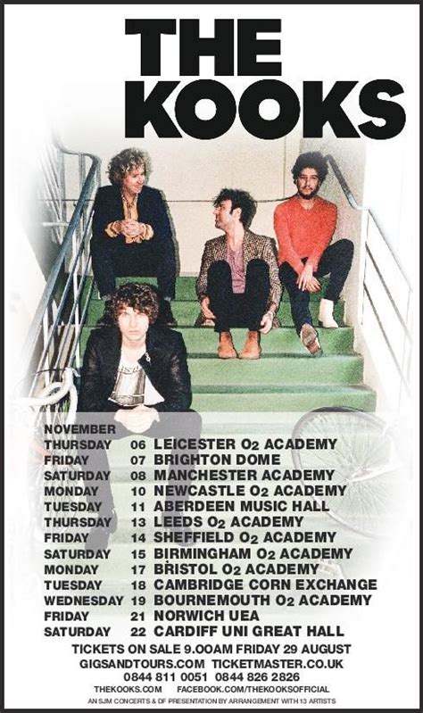 The Kooks The Kooks Concert Posters Tour Posters