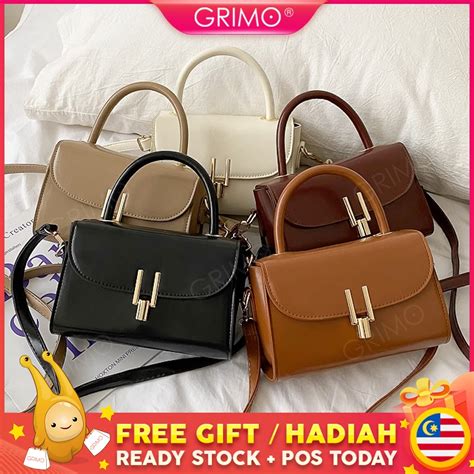 Ready Stock💖 Grimo Audrey Sling Bag Womens Crossbody Shoulder Bags Beg