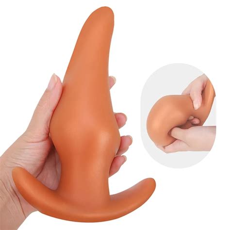 Sex Shop consolador Anal grande de silicona para hombres tapón Anal