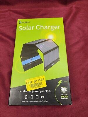 Bigblue Usb Ports W Solar Charger V A Max Portable Sunpower