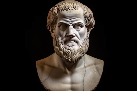 Premium Photo | Bust of Aristotle philosopher of greece generative AI