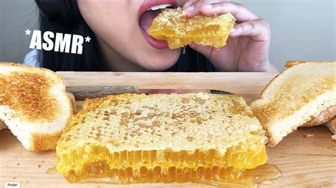 Asmr Raw Honeycomb Extremely Sticky Satisfying Eating Sounds No Talking Asmr Phan