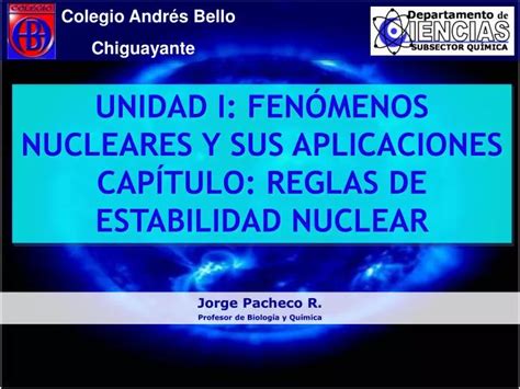 Ppt Unidad I Fen Menos Nucleares Y Sus Aplicaciones Cap Tulo Reglas