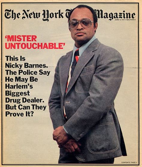 Nicky Barnes, ‘Mr. Untouchable’ of Heroin Dealers, Is Dead at 78 - The New York Times